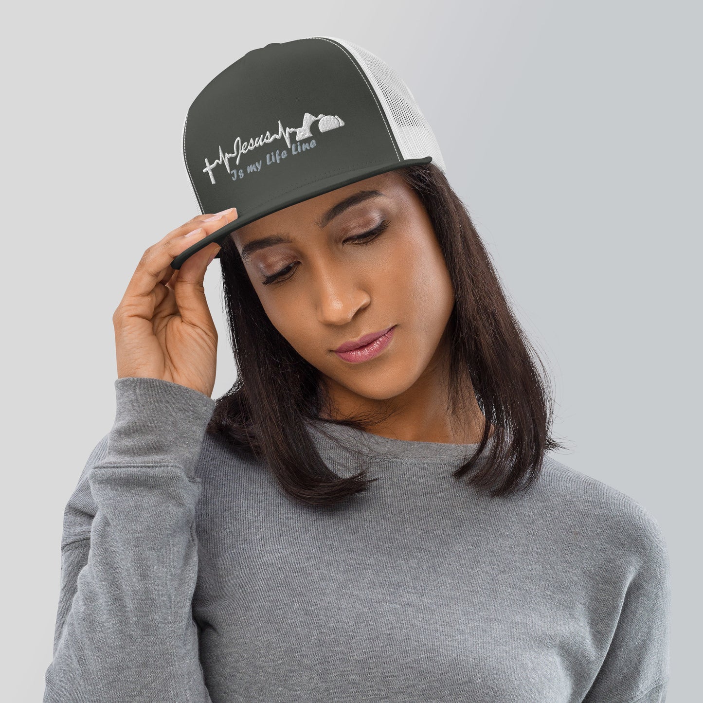 "Jesus in my Life Line" - Trucker Cap