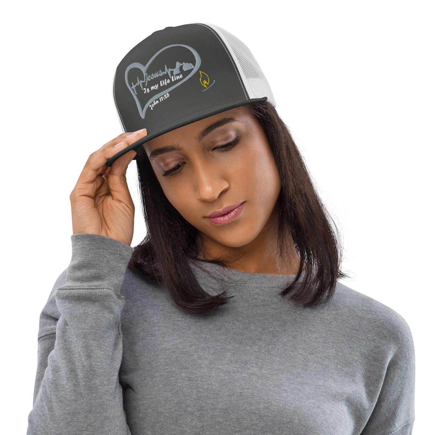 "Jesus in my Life Line" Trucker Cap