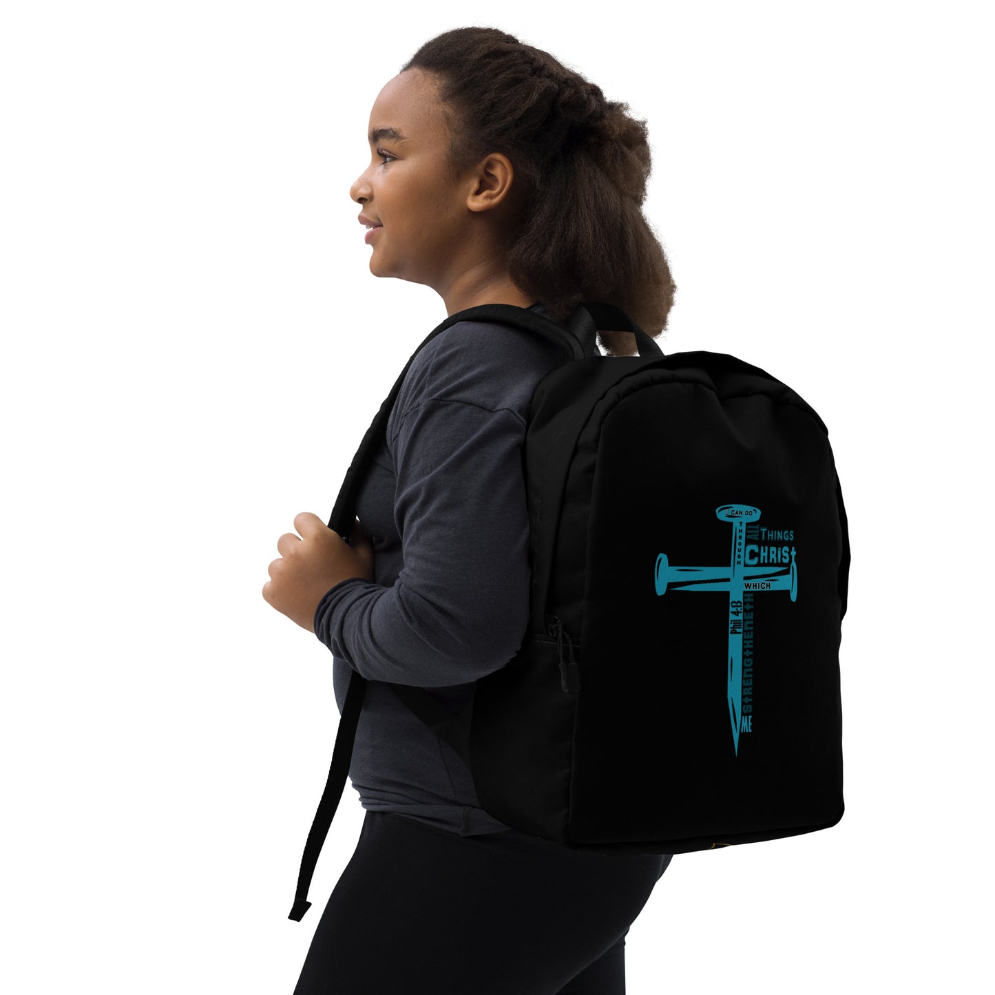 Minimalist Backpack - Philippians 4:13 (KJV)