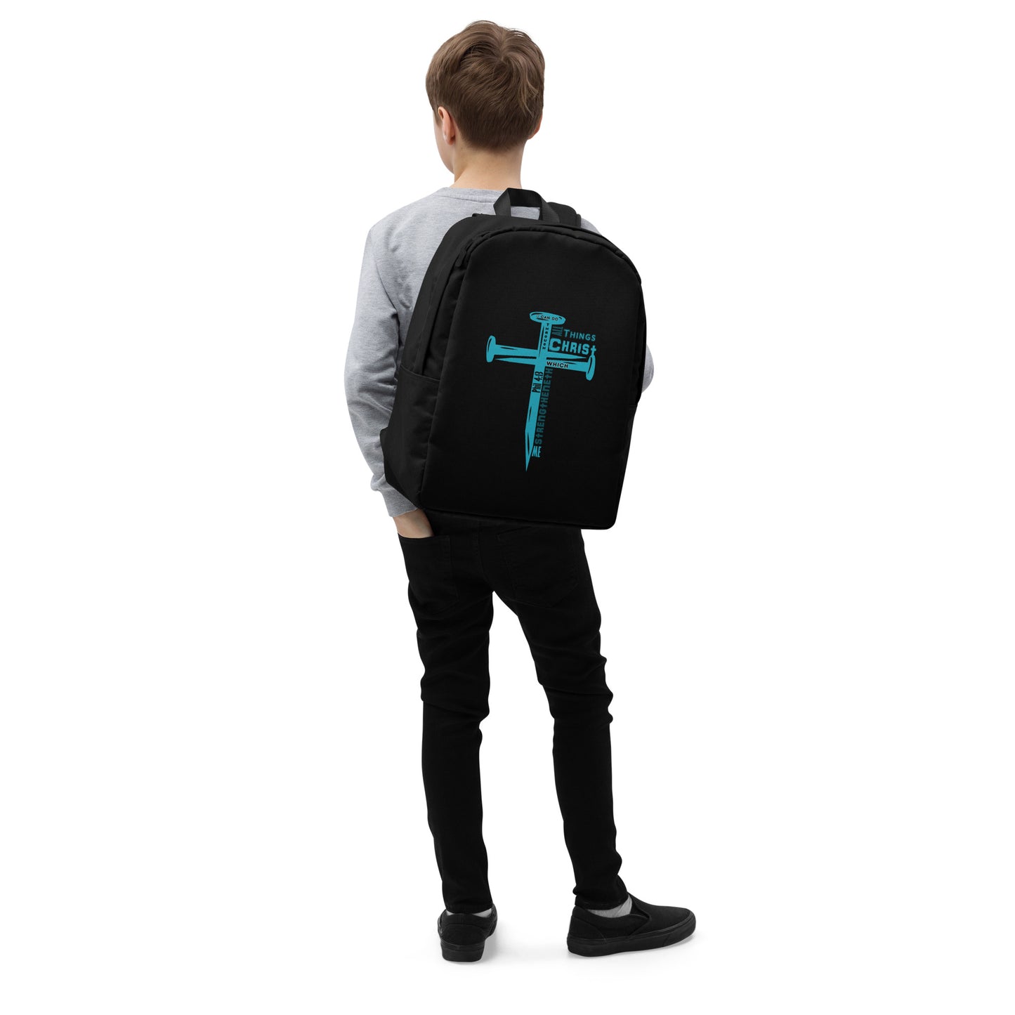 Minimalist Backpack - Philippians 4:13 (KJV)