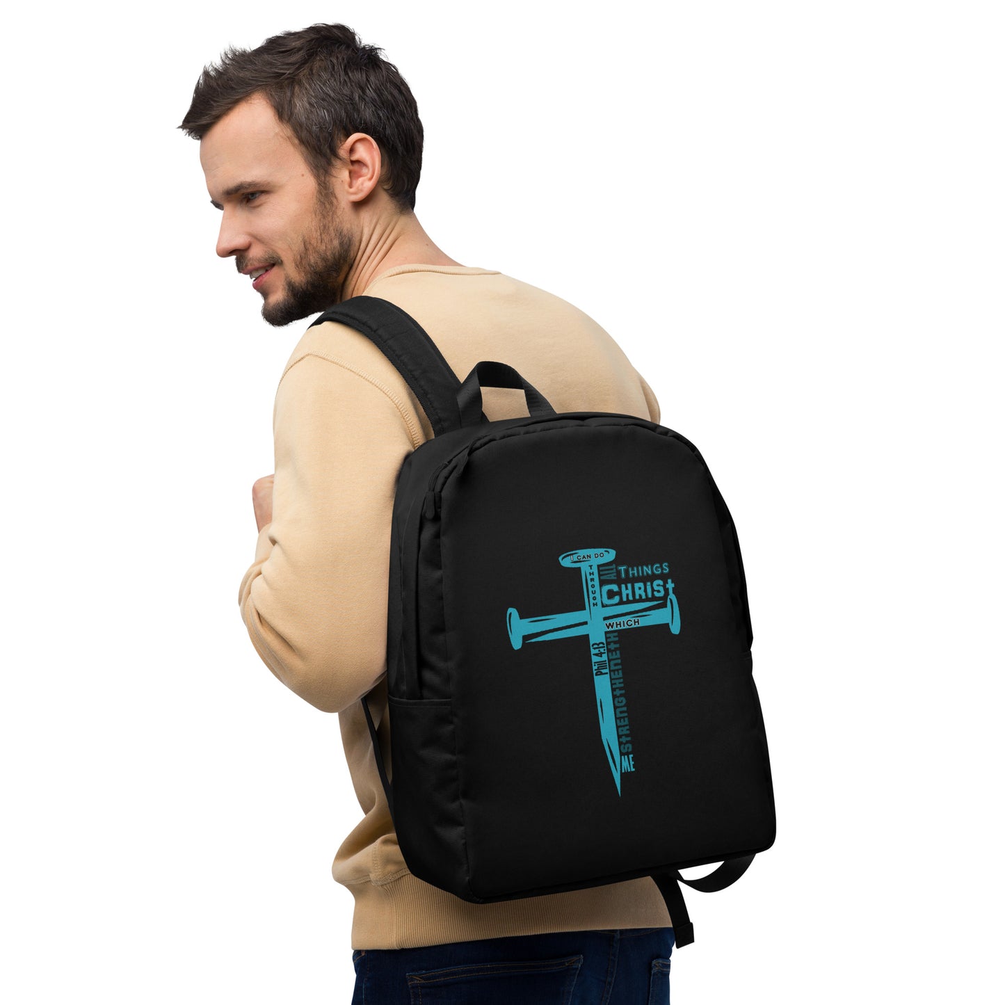 Minimalist Backpack - Philippians 4:13 (KJV)