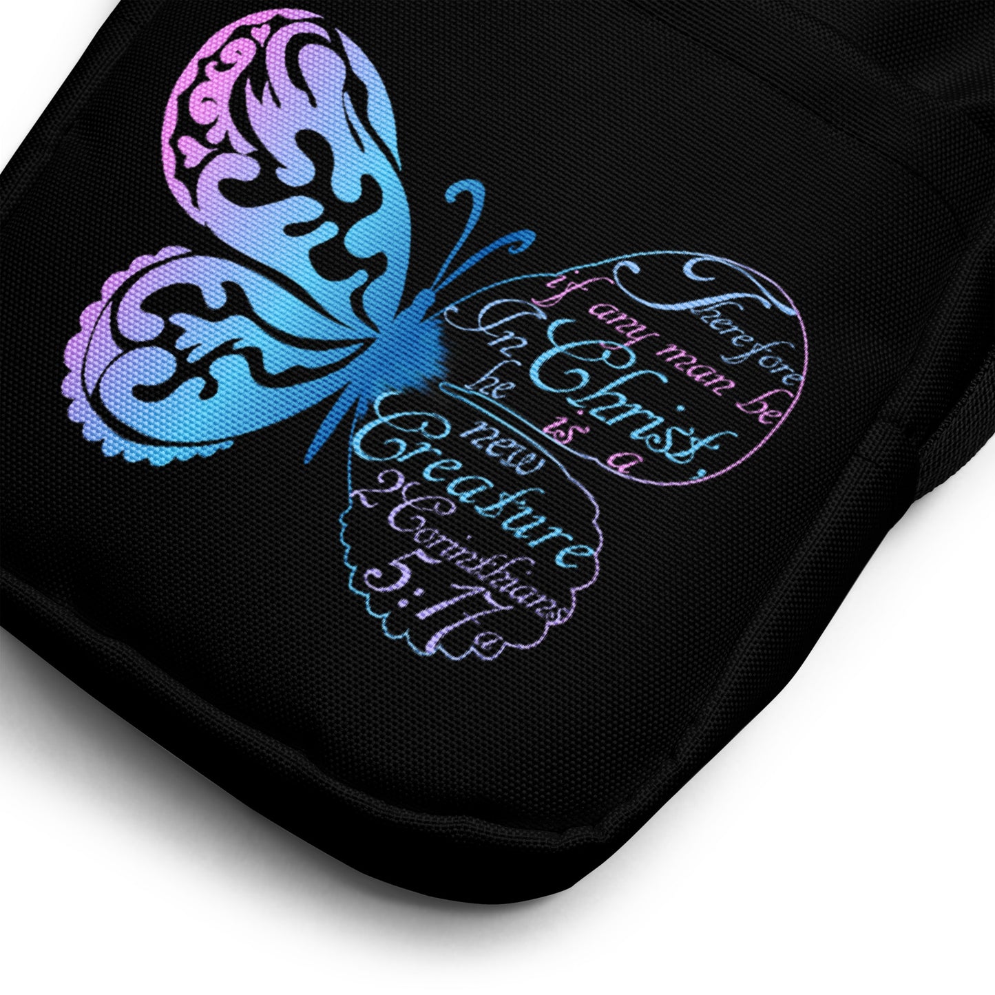 Women’s “New Creature in Christ” 2 Cor 5:17a Utility crossbody bag- (KJV)