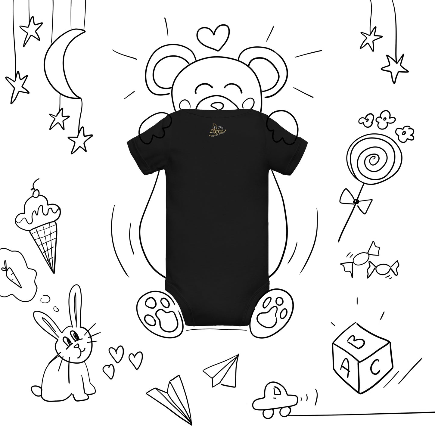 "I’m a child of The King" Baby short sleeve one piece