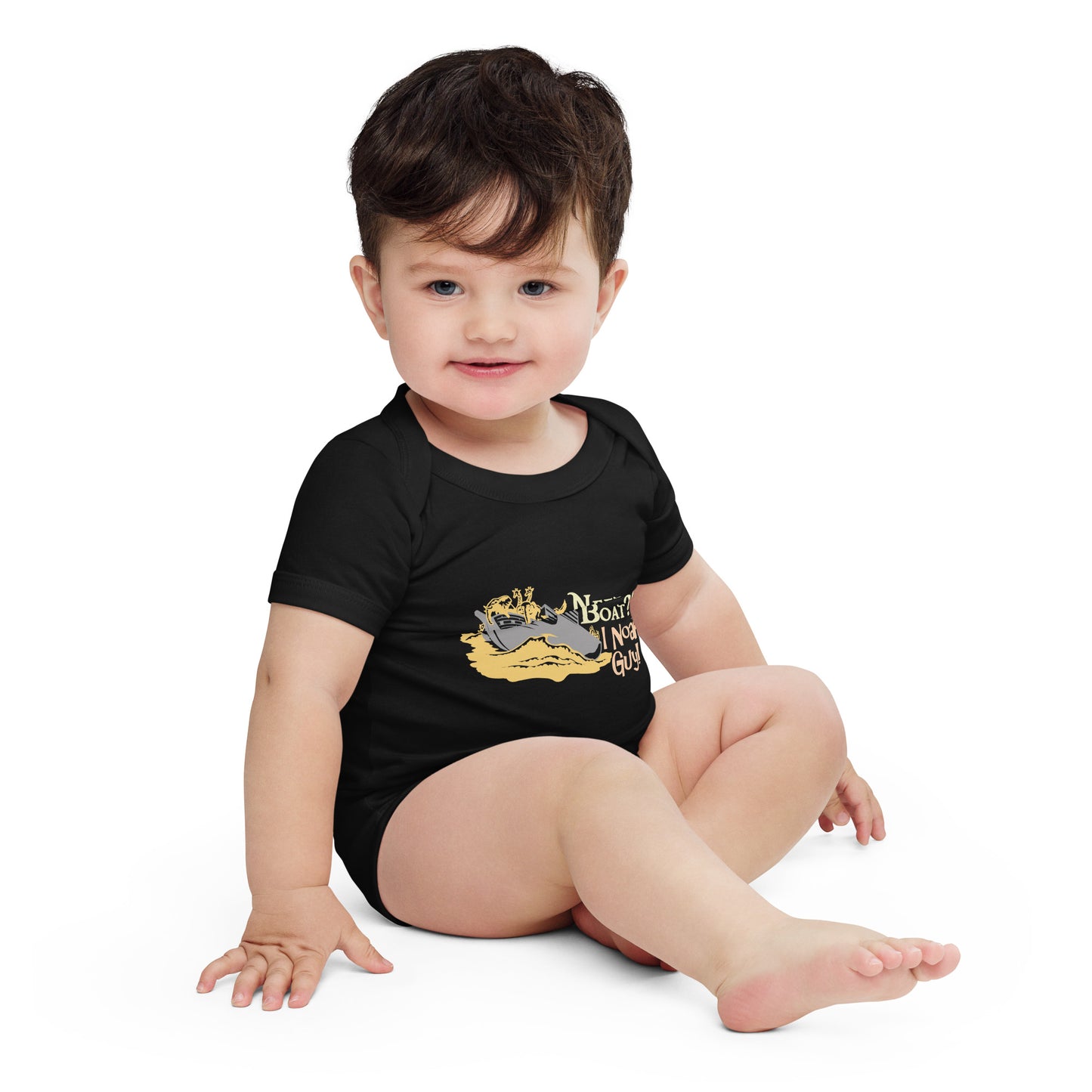 "Need a Boat? I Noah guy!" - Baby short sleeve one piece