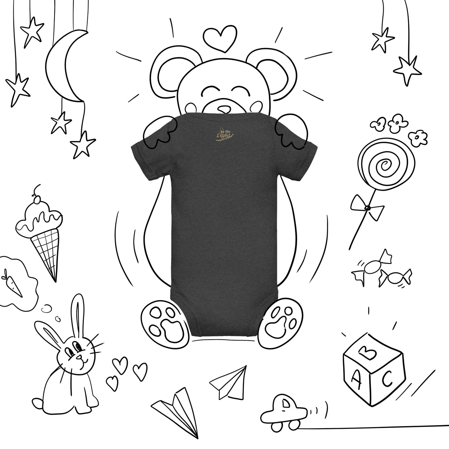 "I’m a child of The King" Baby short sleeve one piece