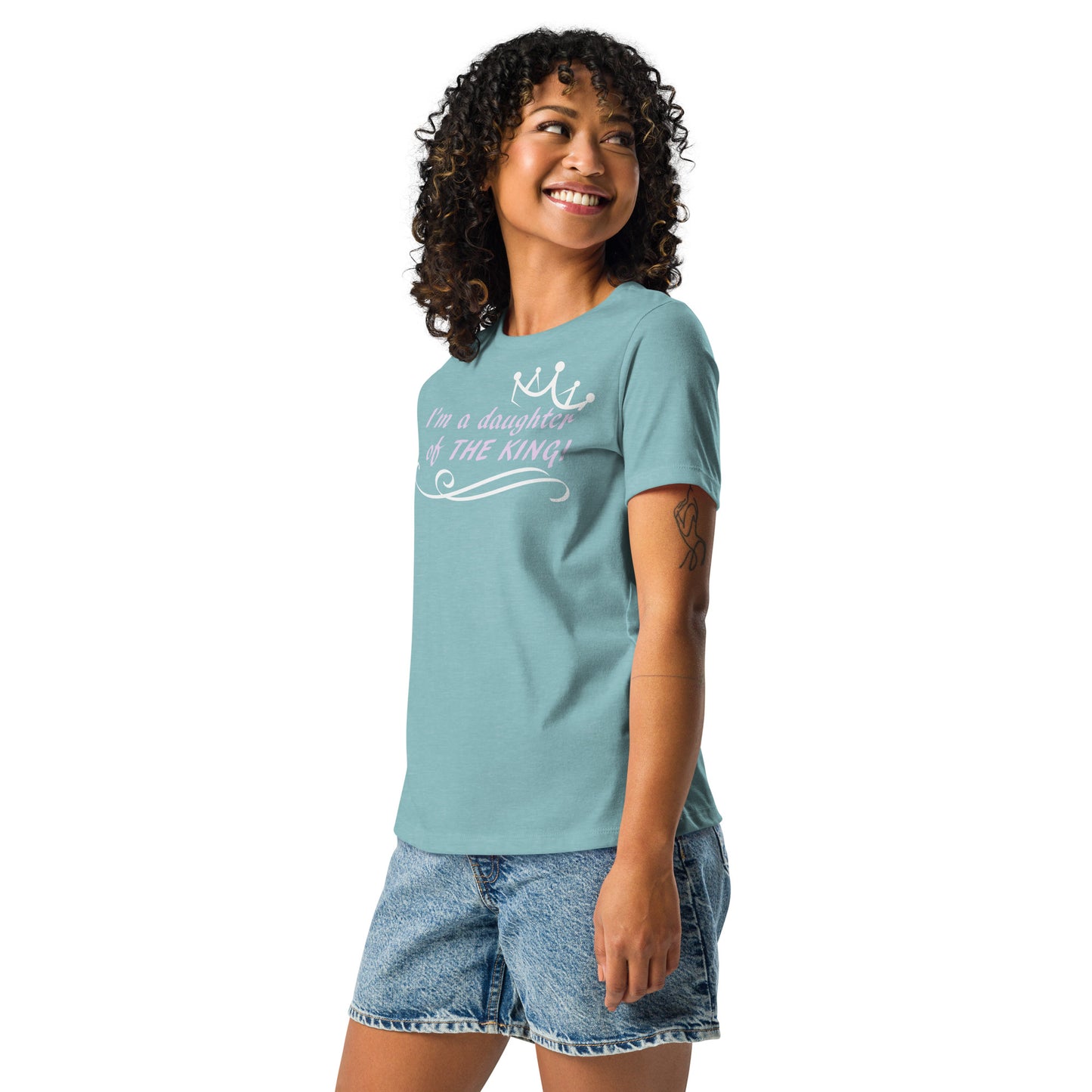 “A Daughter of the King” Women's Relaxed T-Shirt