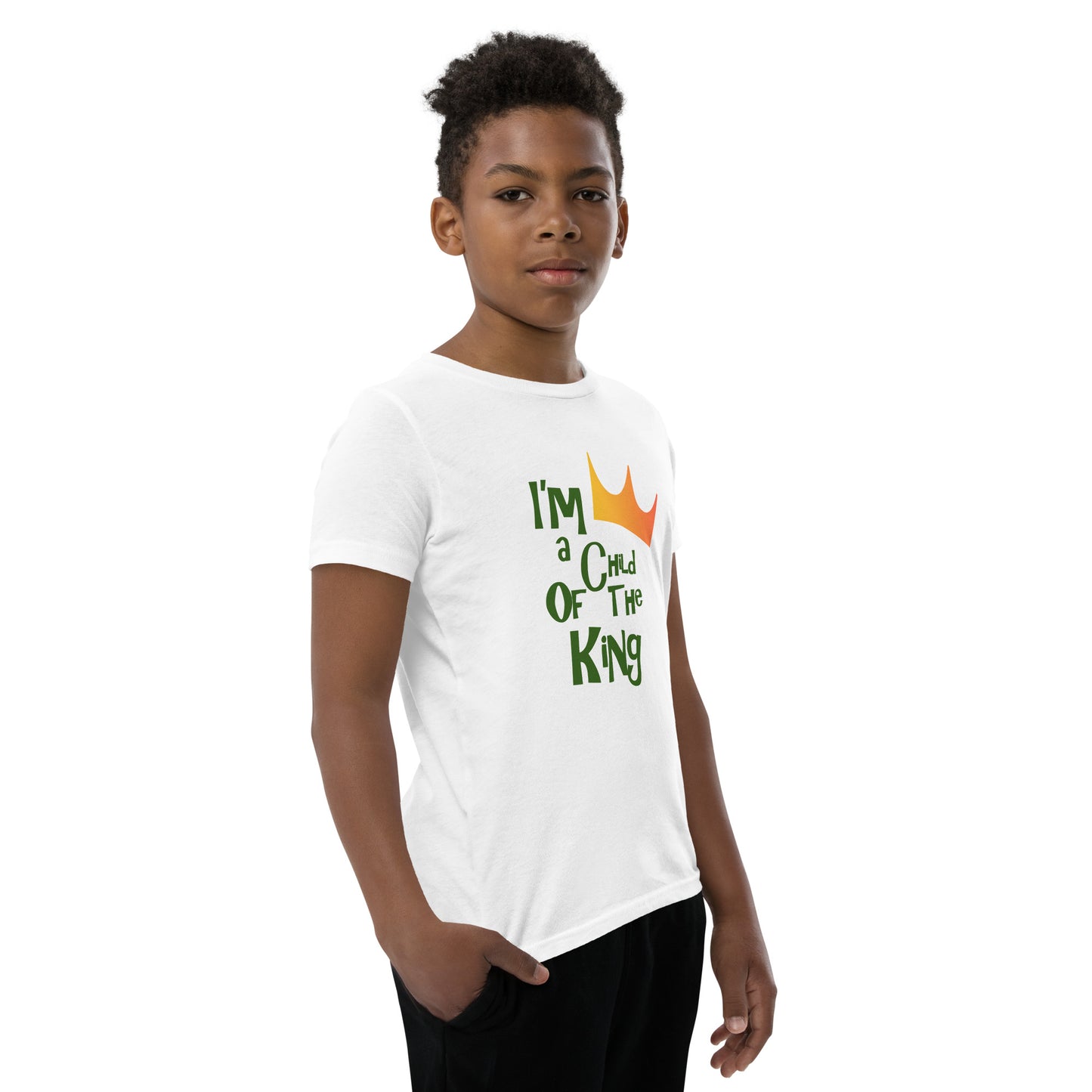 "I’m a child of The King" - Youth Short Sleeve T-Shirt