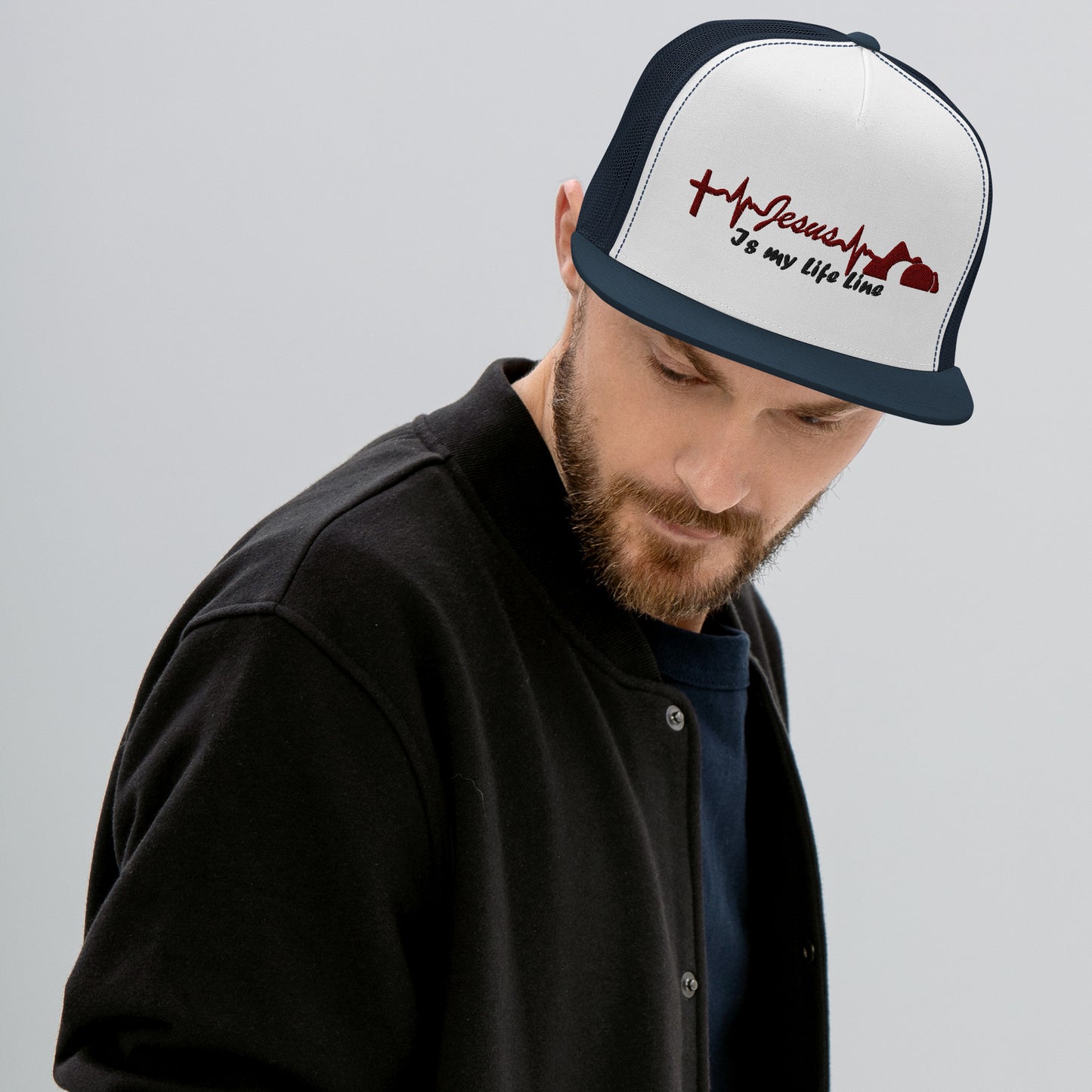 "Jesus in my Life Line" - Trucker Cap