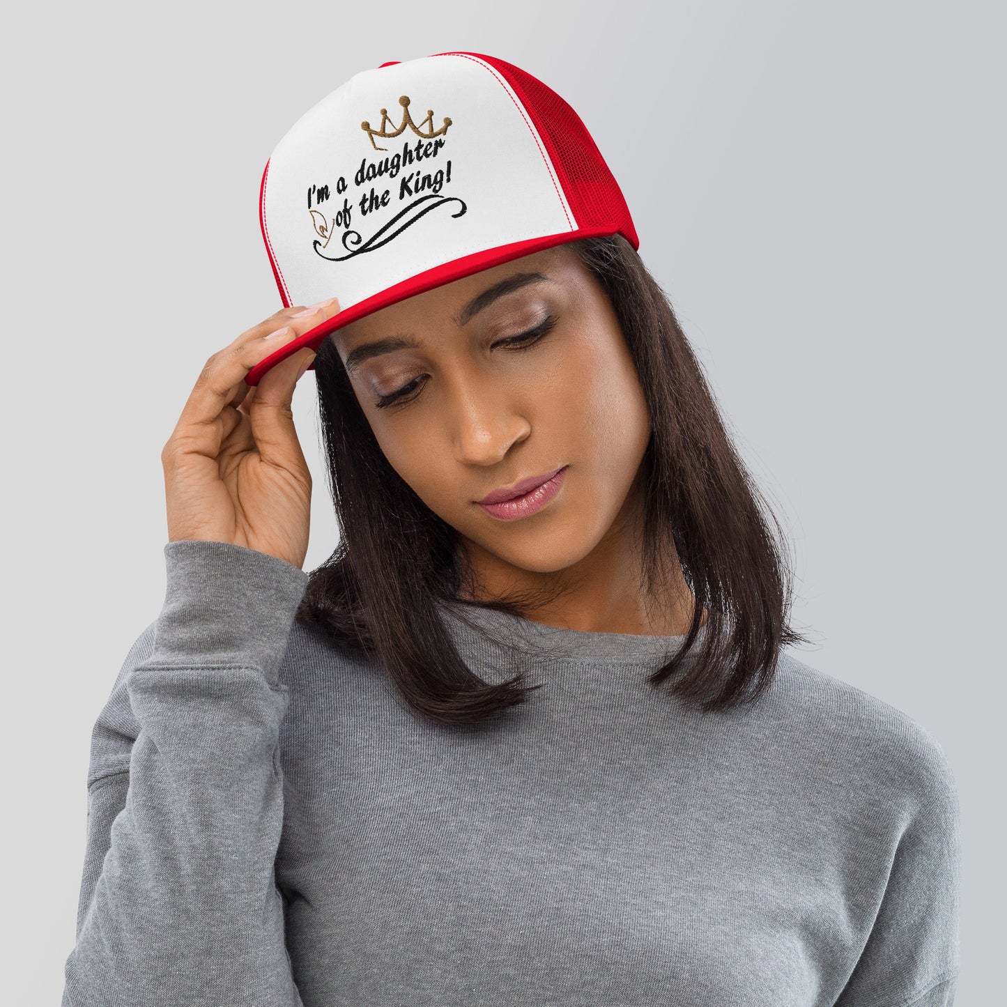 “A Daughter of the King” Trucker Hat