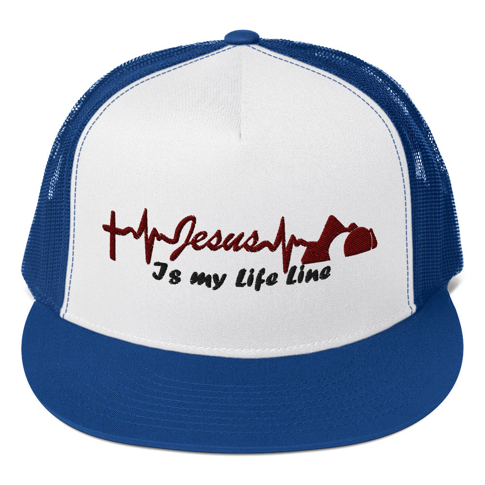 "Jesus in my Life Line" - Trucker Cap