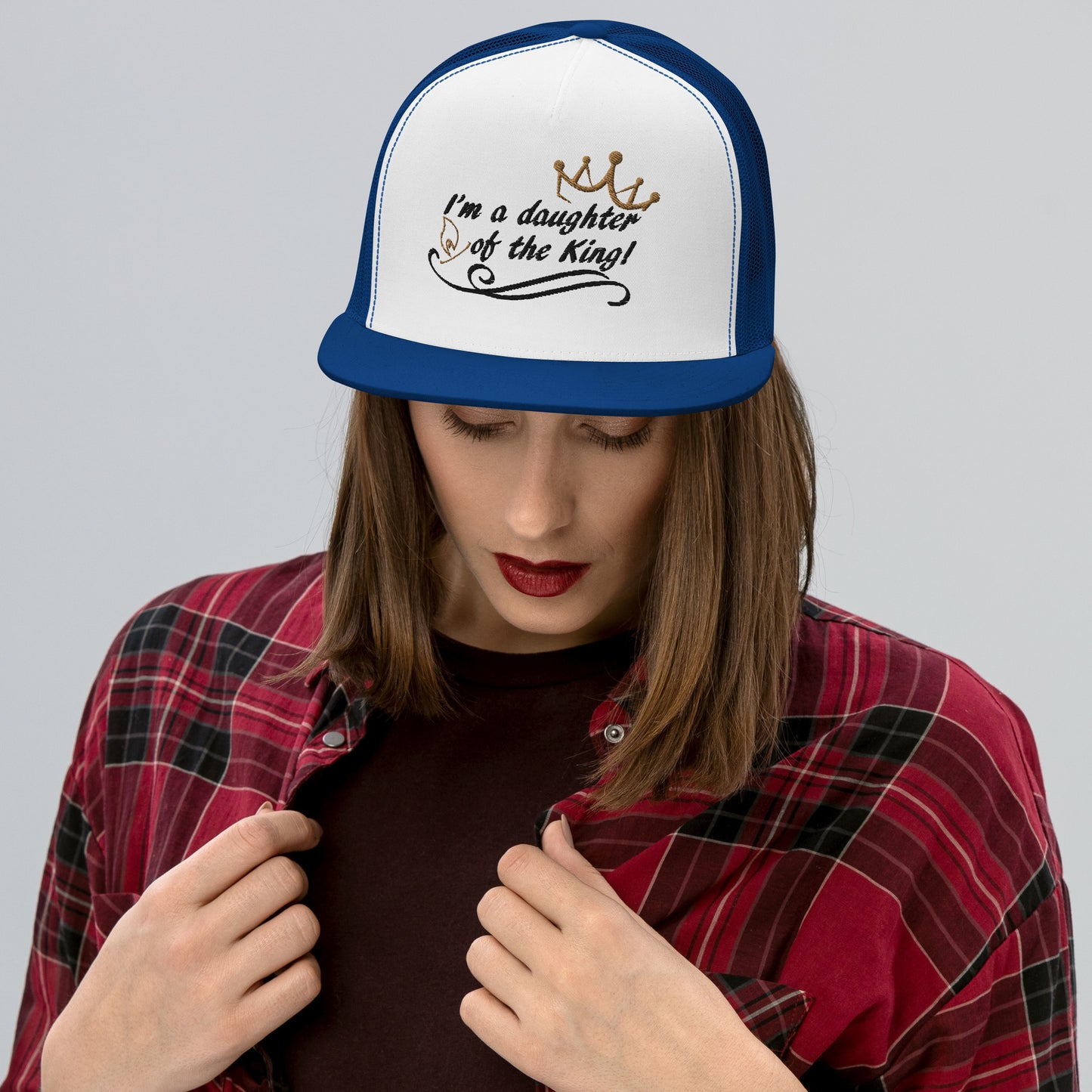 “A Daughter of the King” Trucker Hat