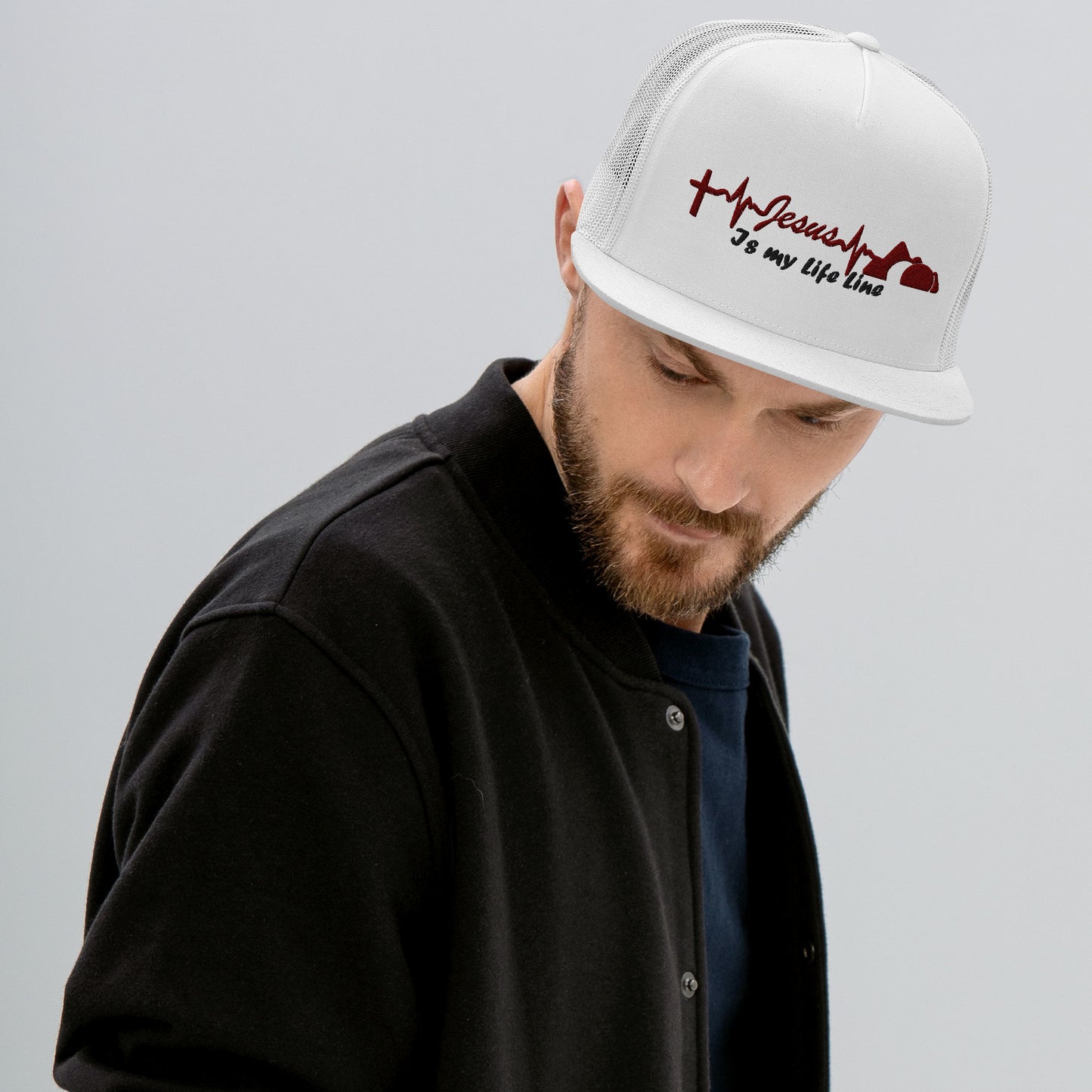 "Jesus in my Life Line" - Trucker Cap