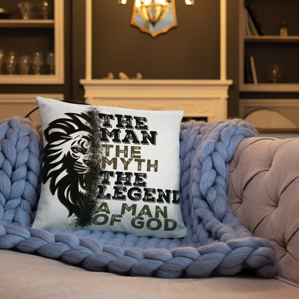 Basic Pillow - The Man, The Myth, The Legend, A Man of God