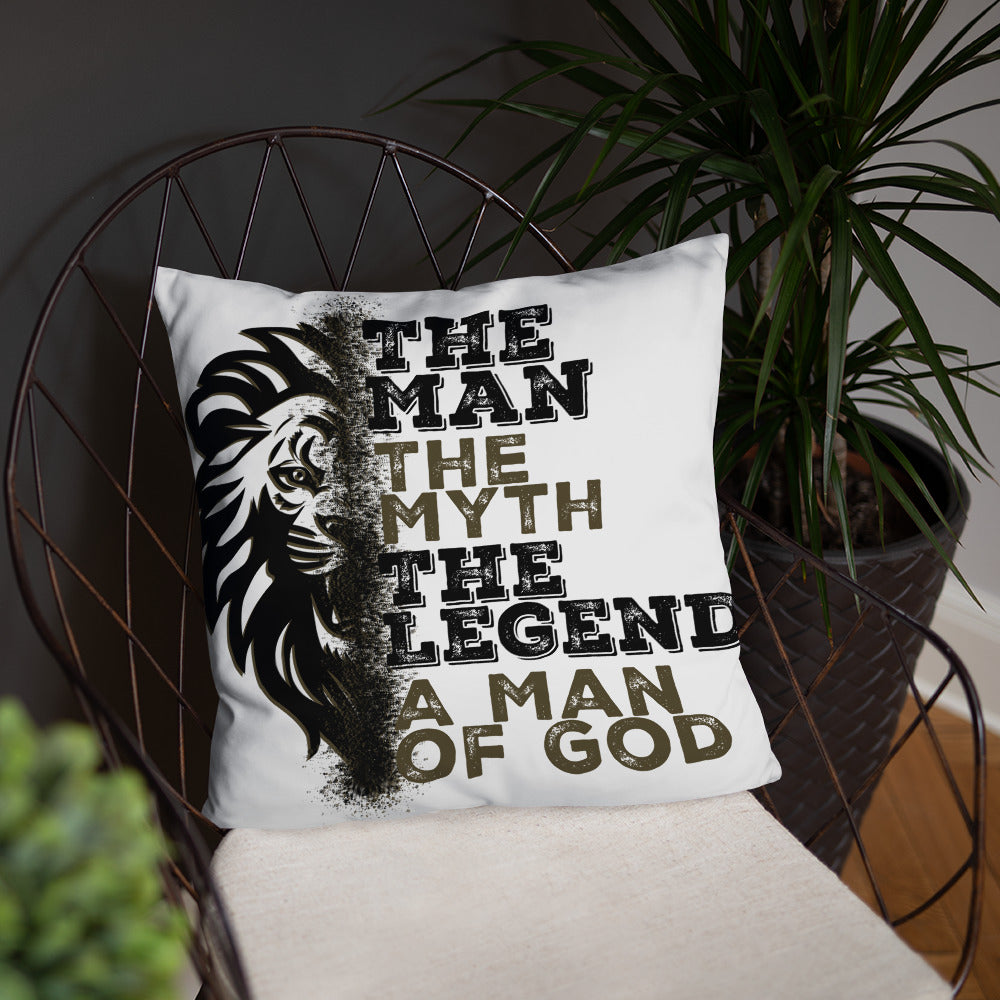 Basic Pillow - The Man, The Myth, The Legend, A Man of God