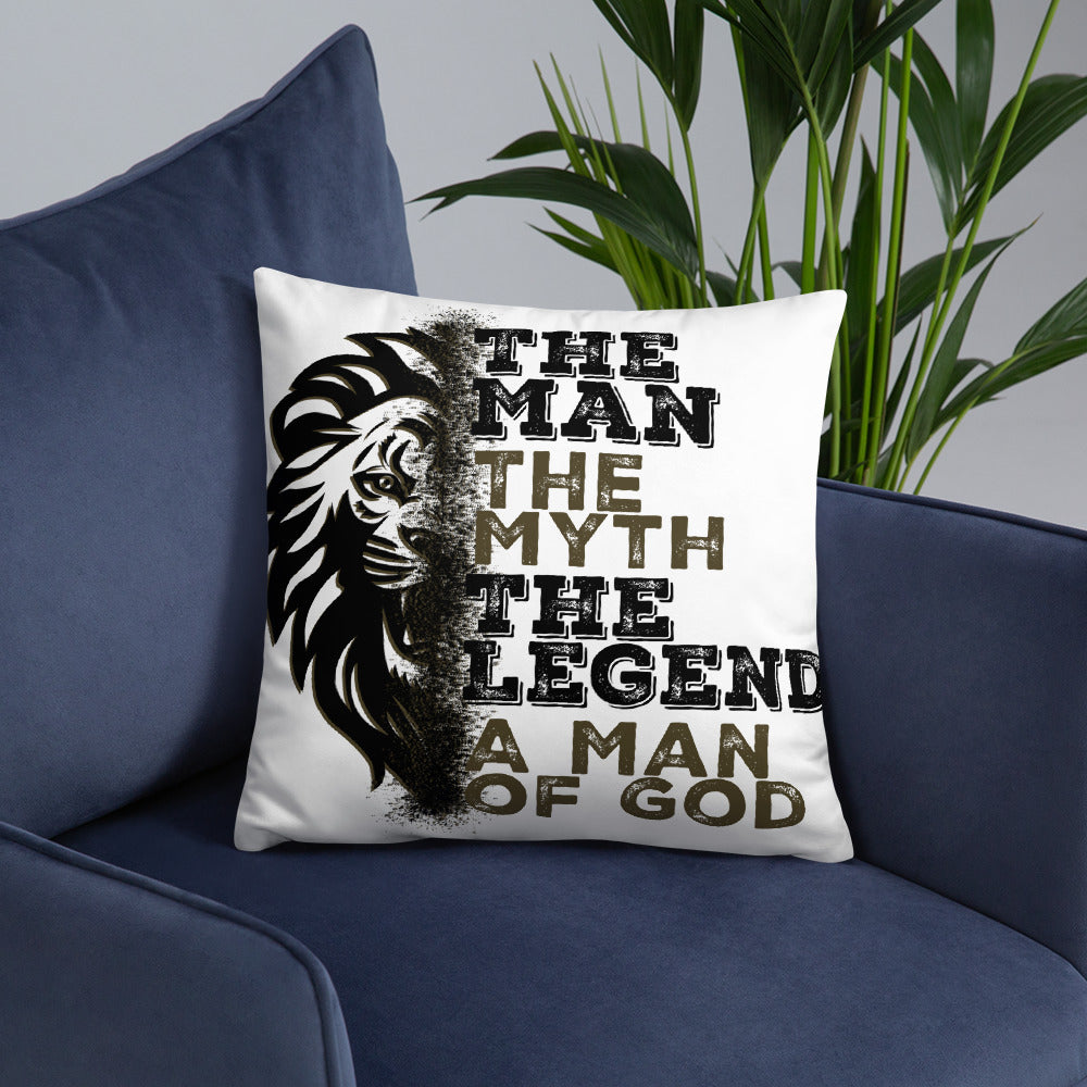 Basic Pillow - The Man, The Myth, The Legend, A Man of God