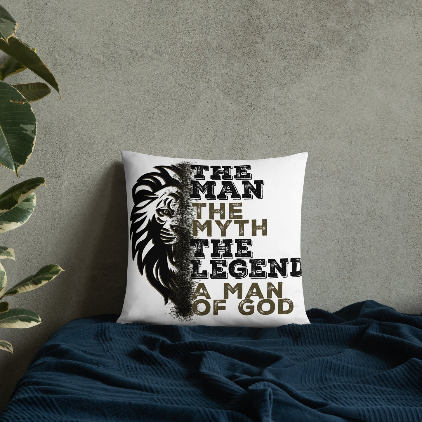 Basic Pillow - The Man, The Myth, The Legend, A Man of God