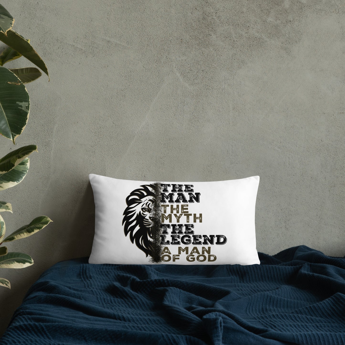 Basic Pillow - The Man, The Myth, The Legend, A Man of God