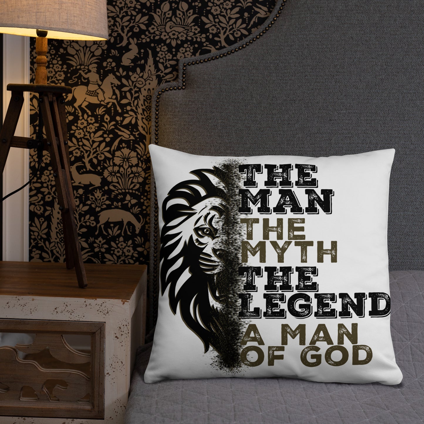 Basic Pillow - The Man, The Myth, The Legend, A Man of God