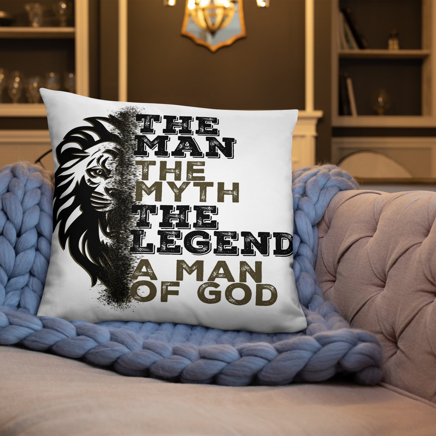 Basic Pillow - The Man, The Myth, The Legend, A Man of God