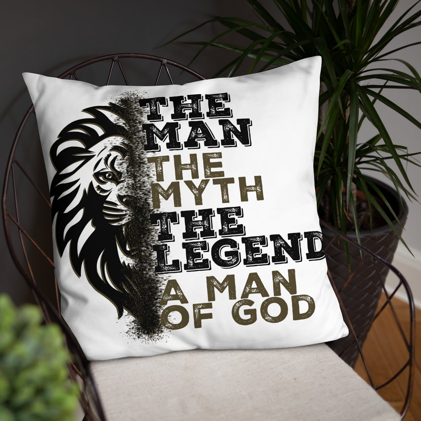 Basic Pillow - The Man, The Myth, The Legend, A Man of God