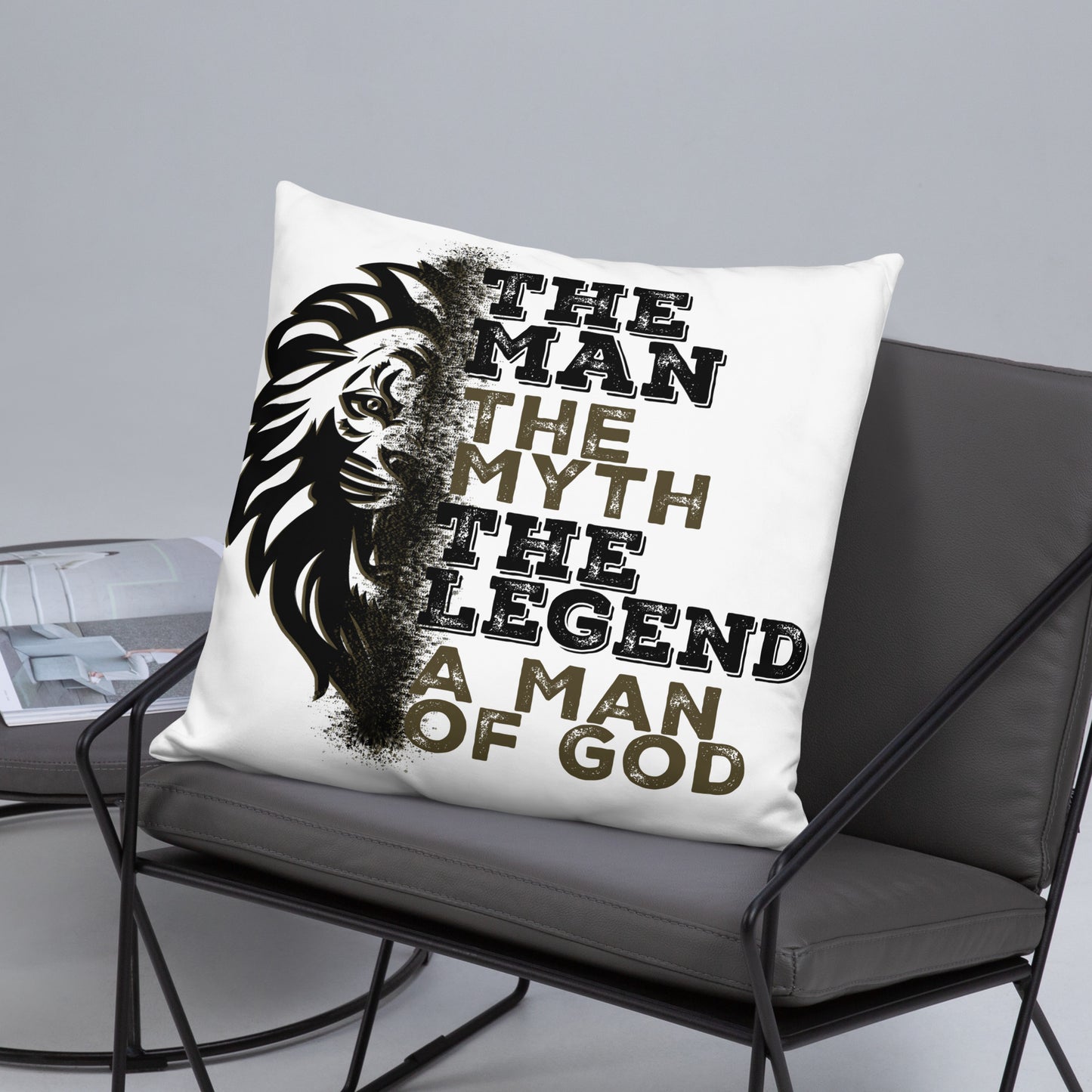 Basic Pillow - The Man, The Myth, The Legend, A Man of God