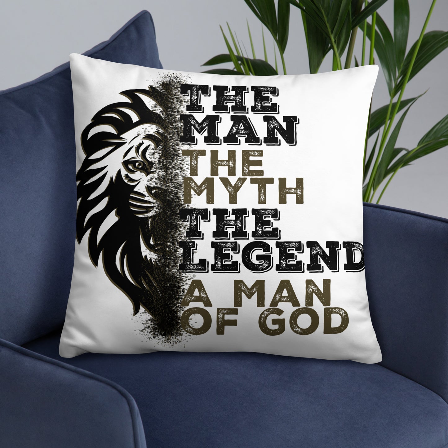 Basic Pillow - The Man, The Myth, The Legend, A Man of God