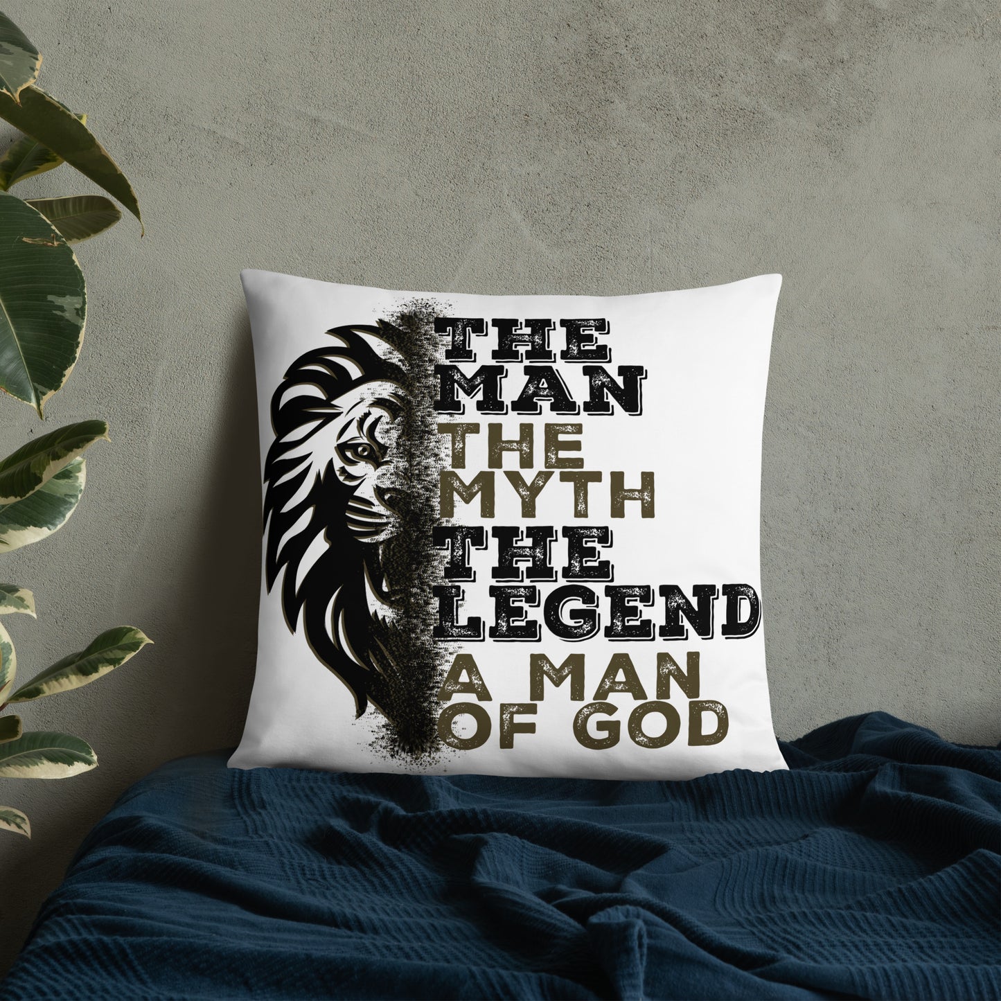 Basic Pillow - The Man, The Myth, The Legend, A Man of God