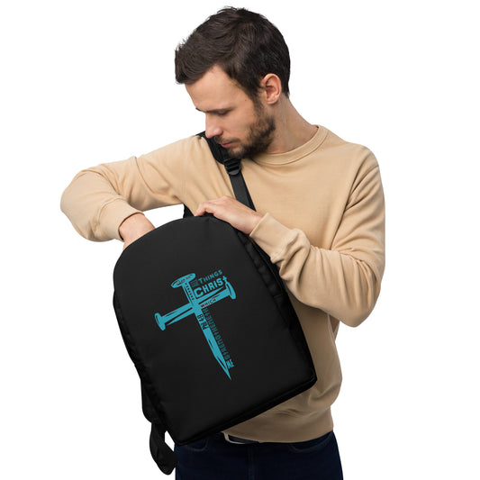 Minimalist Backpack - Philippians 4:13 (KJV)