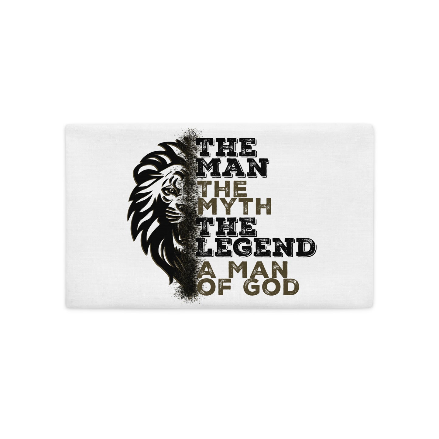 Premium Pillow Case - The Man, The Myth, The Legend, A Man of God