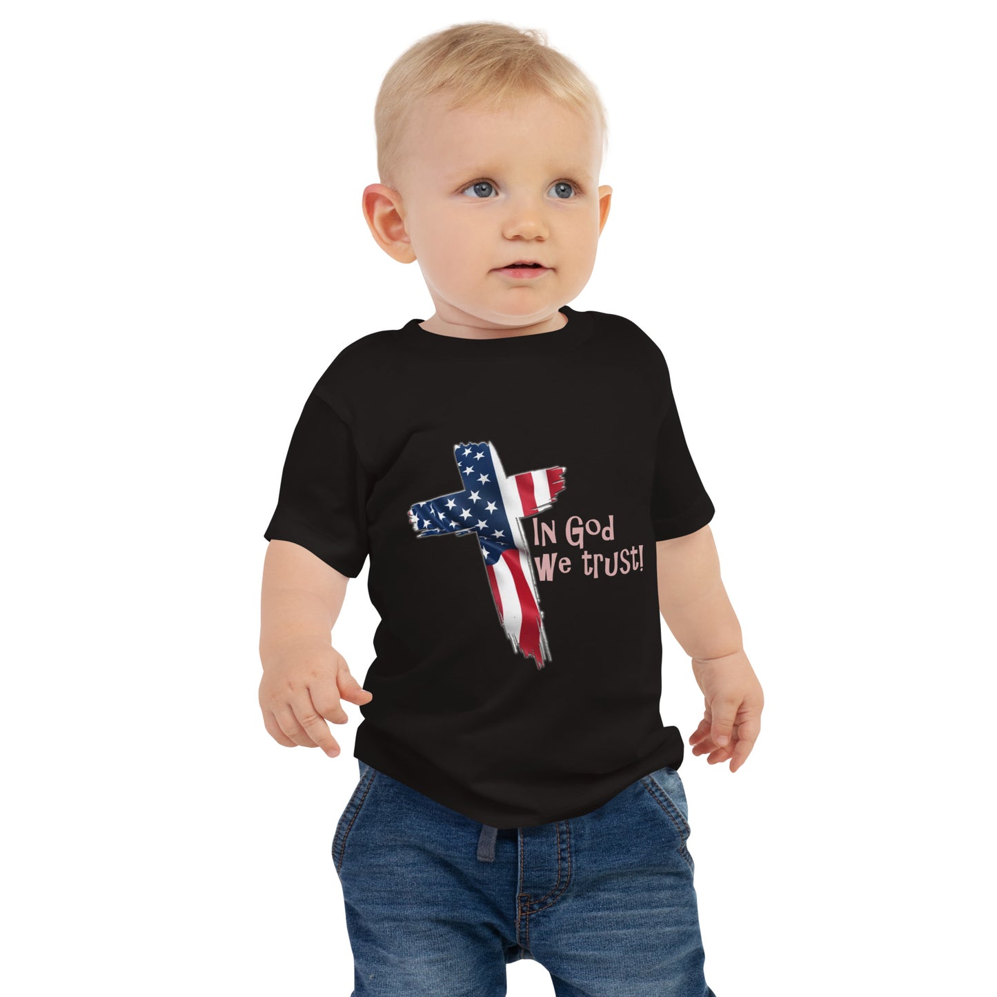 "In God We Trust!"  Baby Jersey Short Sleeve Tee