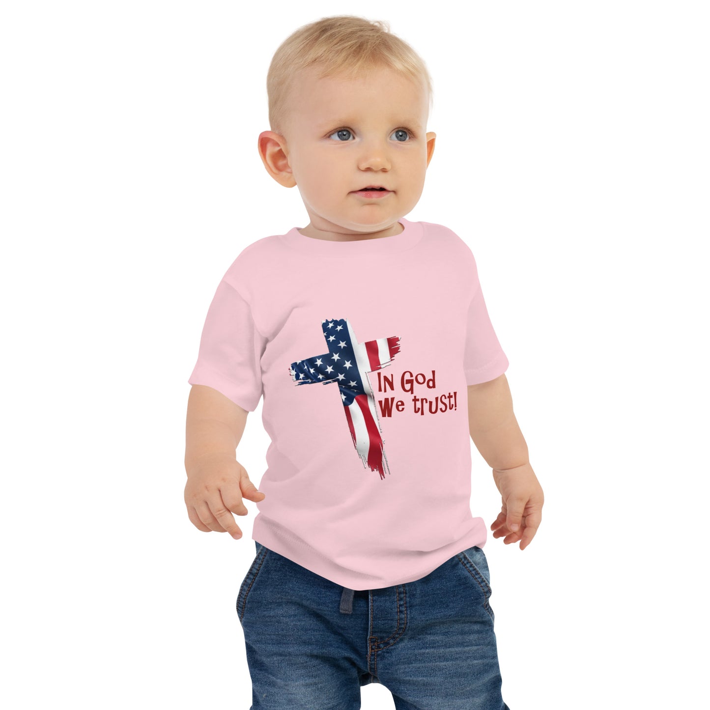 "In God We Trust!"  Baby Jersey Short Sleeve Tee