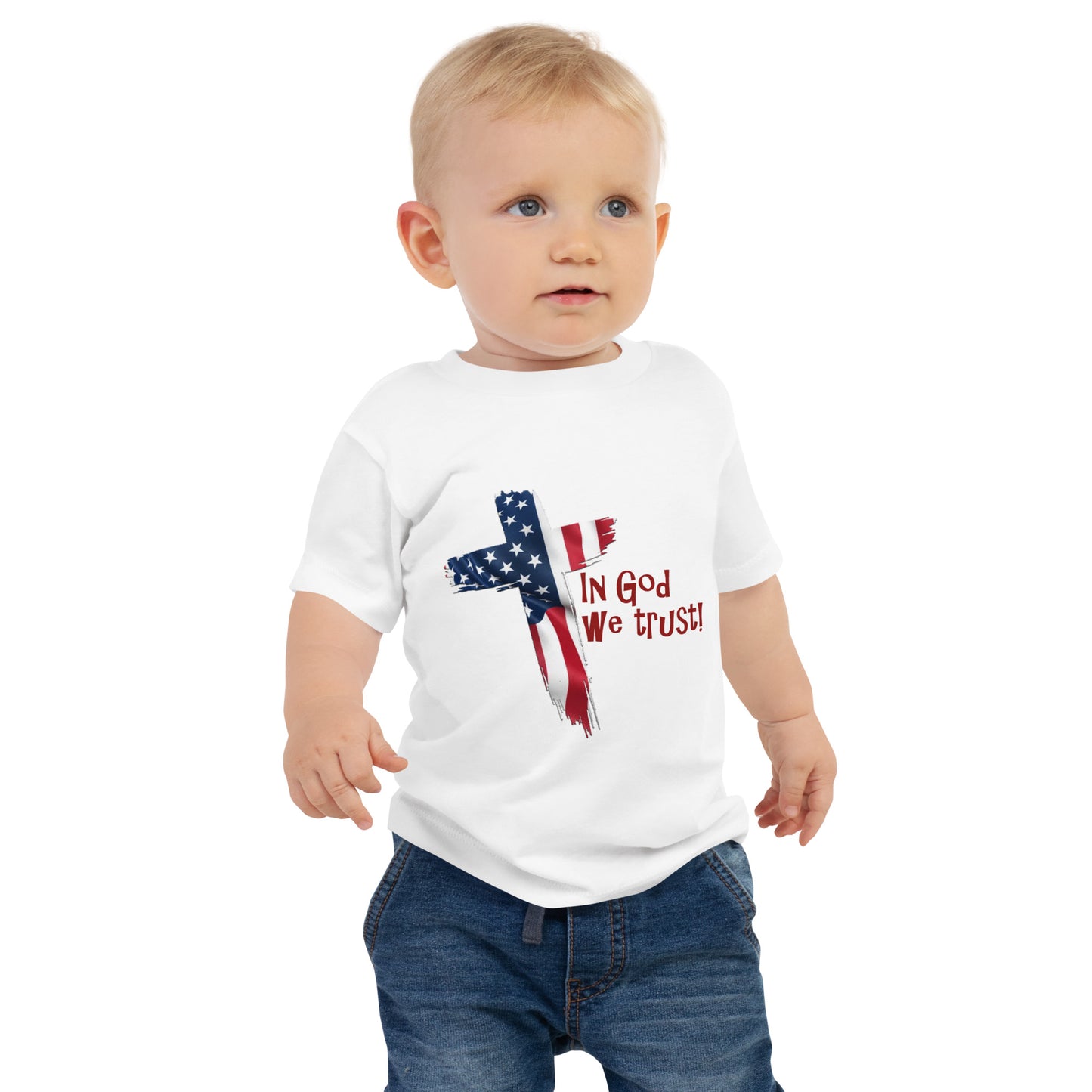 "In God We Trust!"  Baby Jersey Short Sleeve Tee