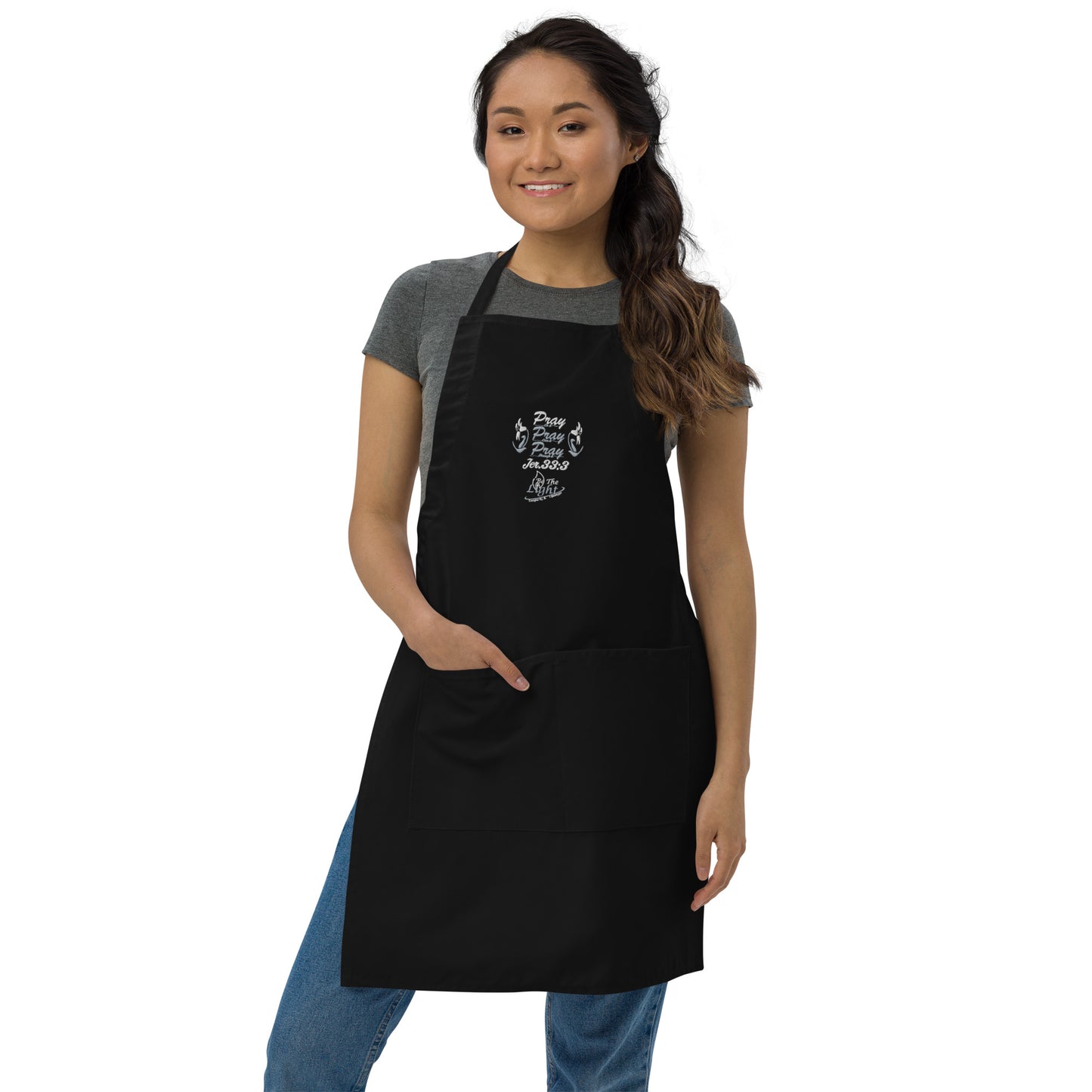 Prayer Embroidered Apron - Jer 33:3 (KJV)