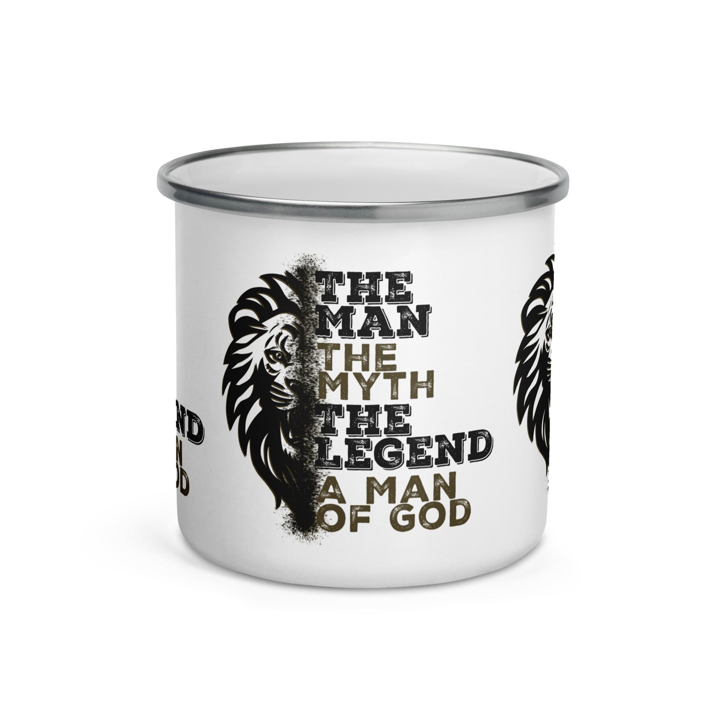 Enamel Mug - The Man, The Myth, The Legend, A Man of God