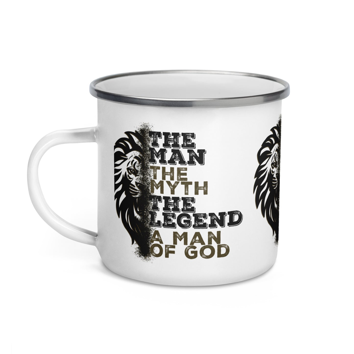 Enamel Mug - The Man, The Myth, The Legend, A Man of God