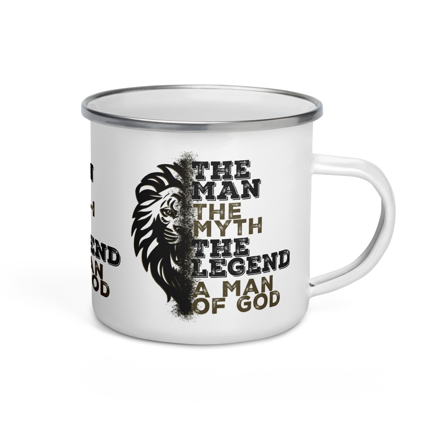 Enamel Mug - The Man, The Myth, The Legend, A Man of God