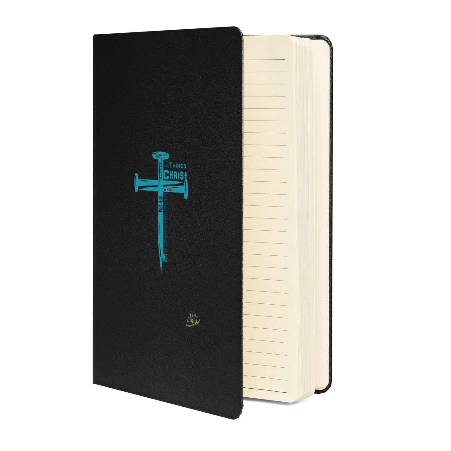 Hardcover bound notebook - Philippians 4:13 (KJV)