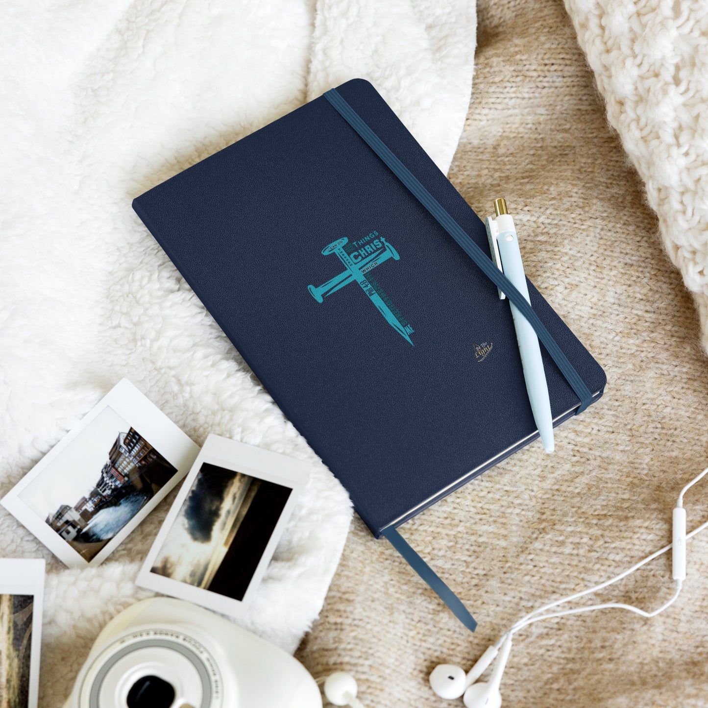 Hardcover bound notebook - Philippians 4:13 (KJV)