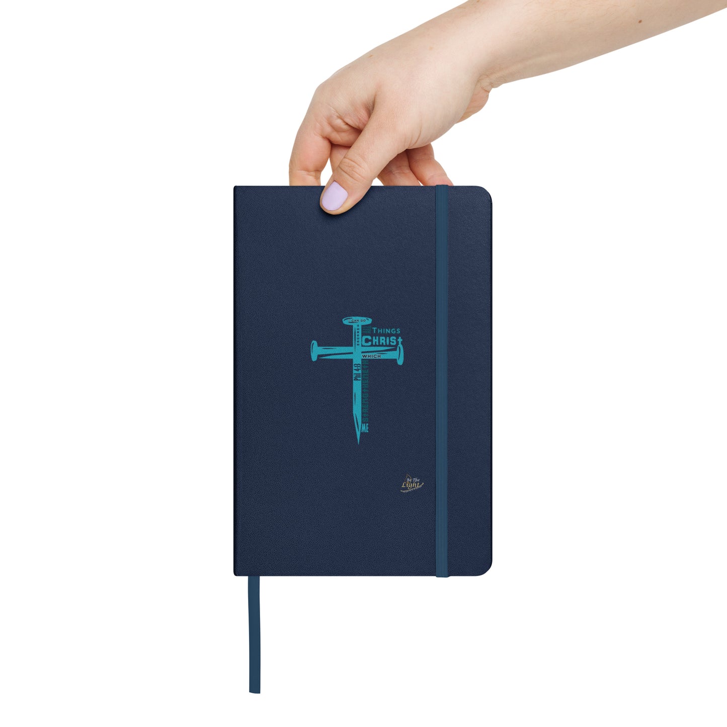 Hardcover bound notebook - Philippians 4:13 (KJV)