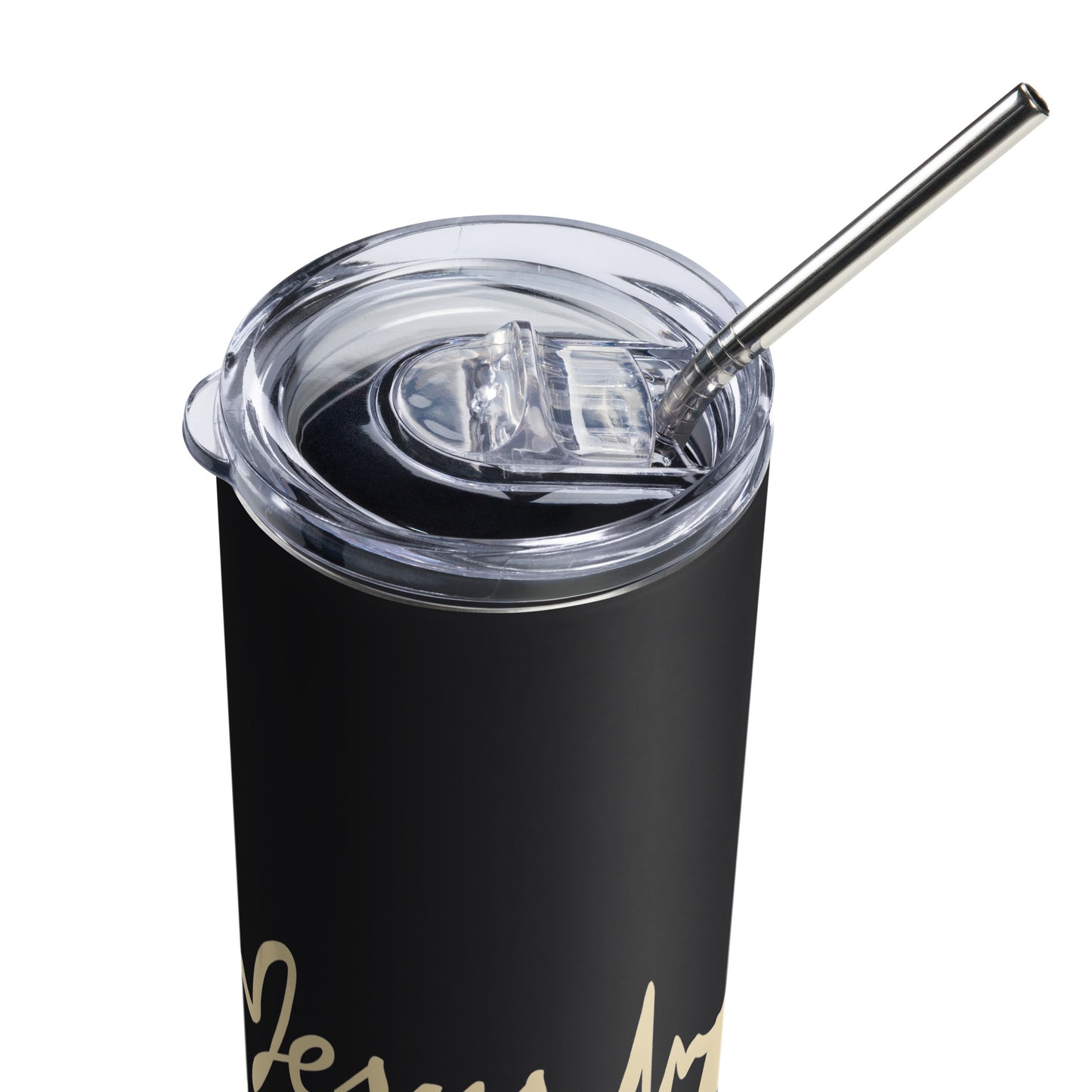 "Jesus in my Life Line"- John 11: 25 (KJV) Stainless steel tumbler