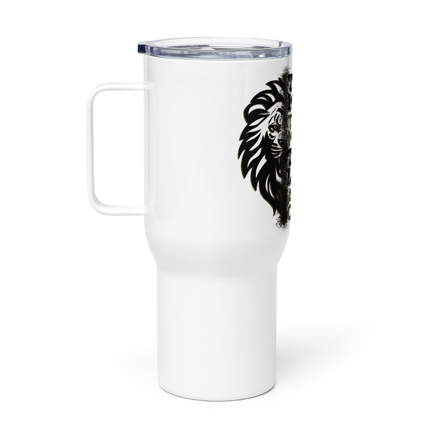 Travel mug with a handle - The Man, The Myth, The Legend, A Man of God