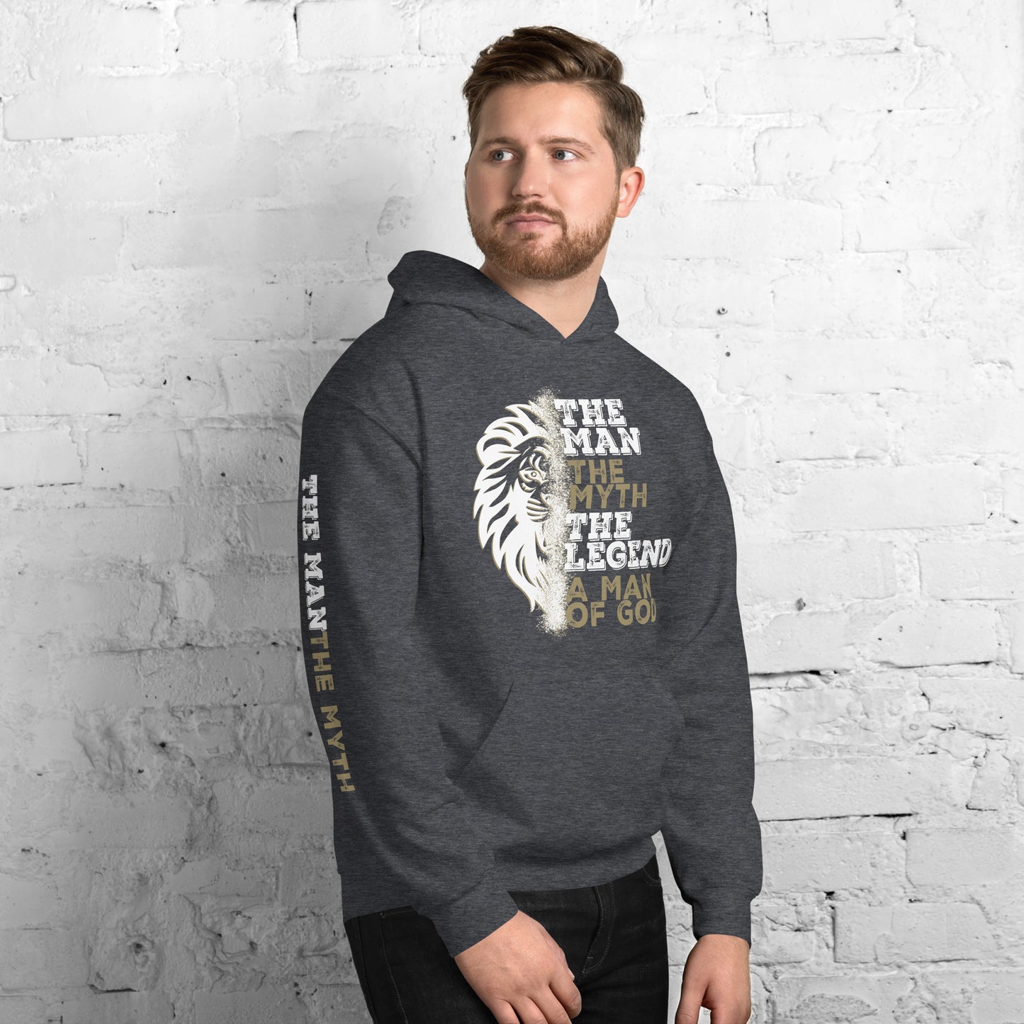 Men's Hoodie - The Man, The Myth, The Legend, A Man of God