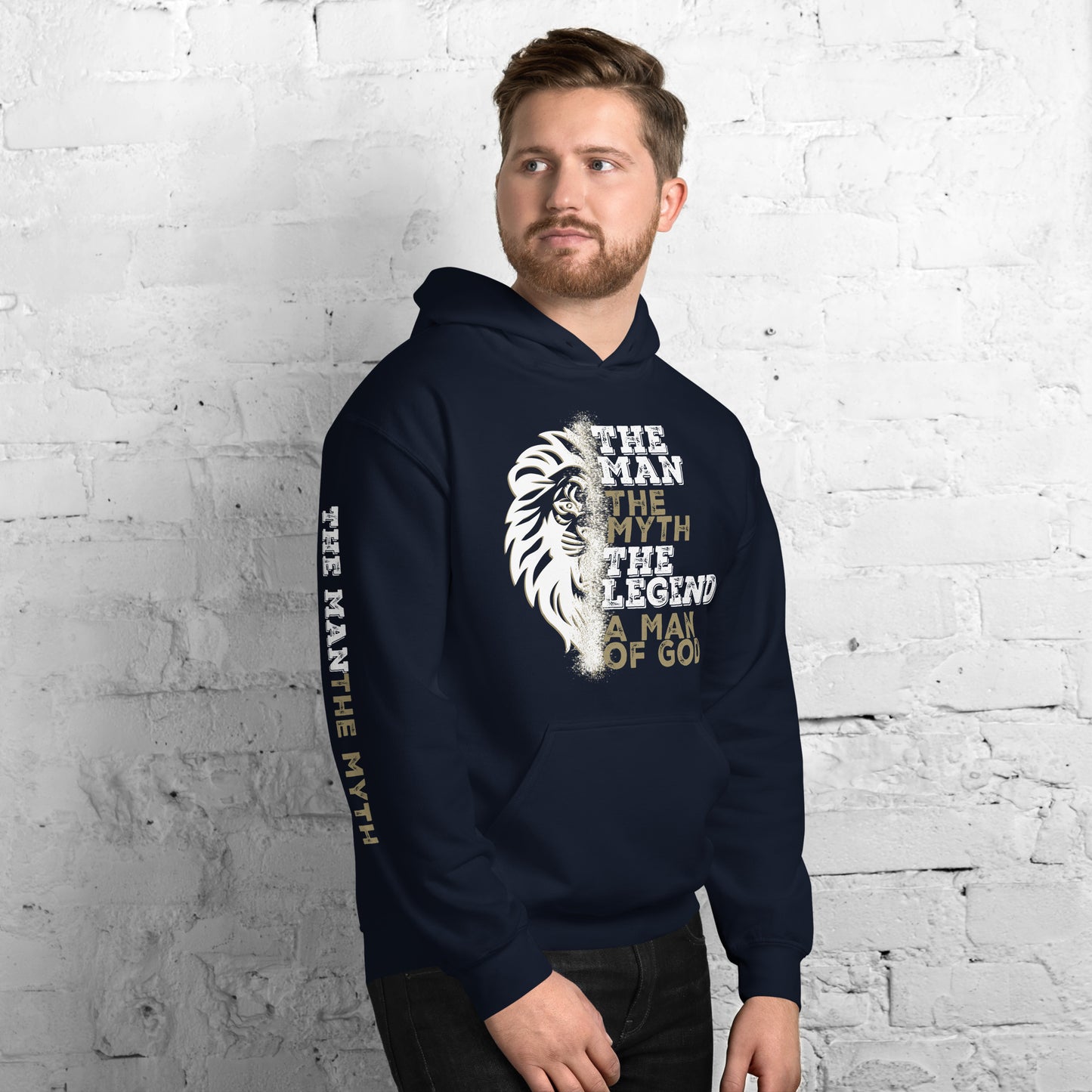 Men's Hoodie - The Man, The Myth, The Legend, A Man of God