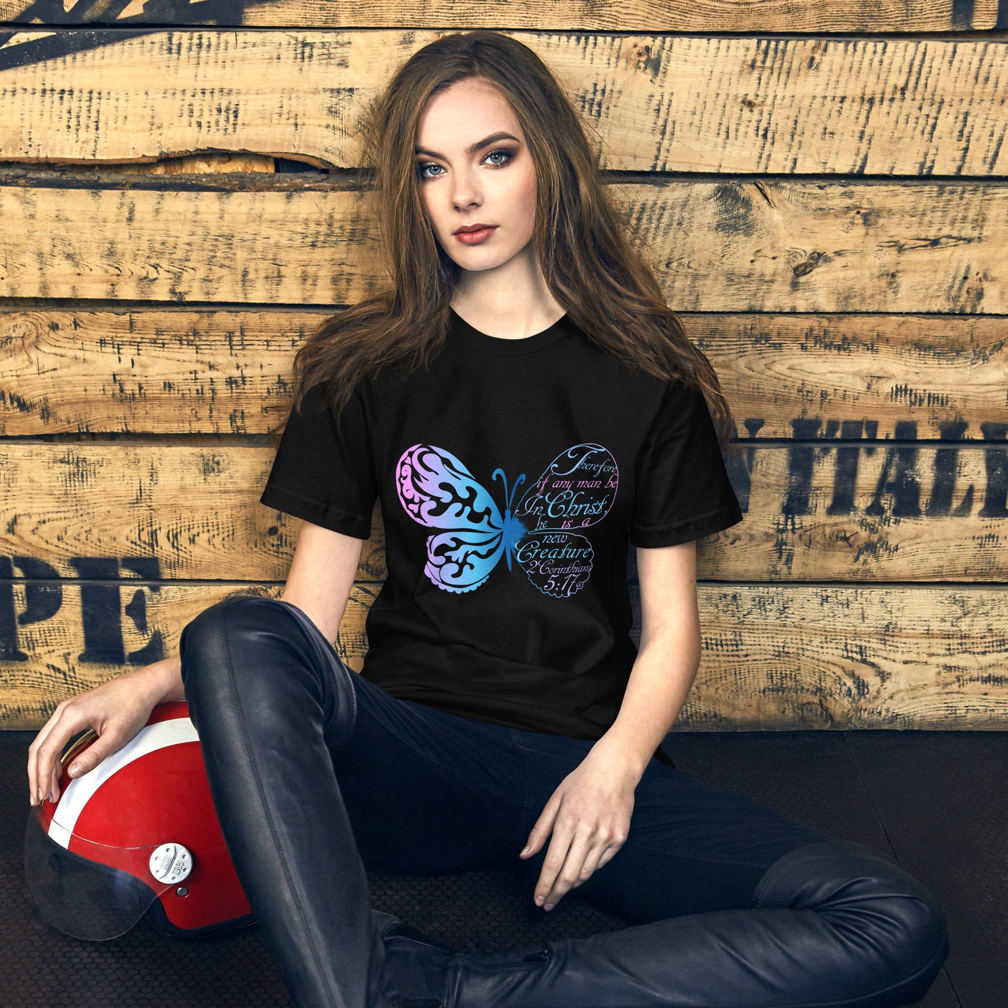 Women’s “New Creature in Christ” 2 Cor 5:17a T-Shirt - (KJV)