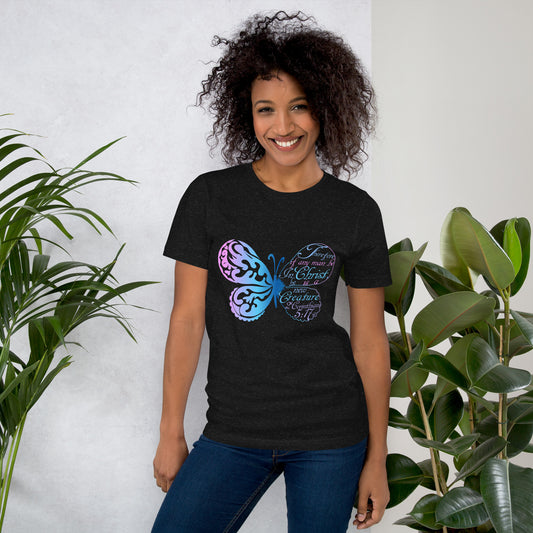 Women’s “New Creature in Christ” 2 Cor 5:17a T-Shirt - (KJV)