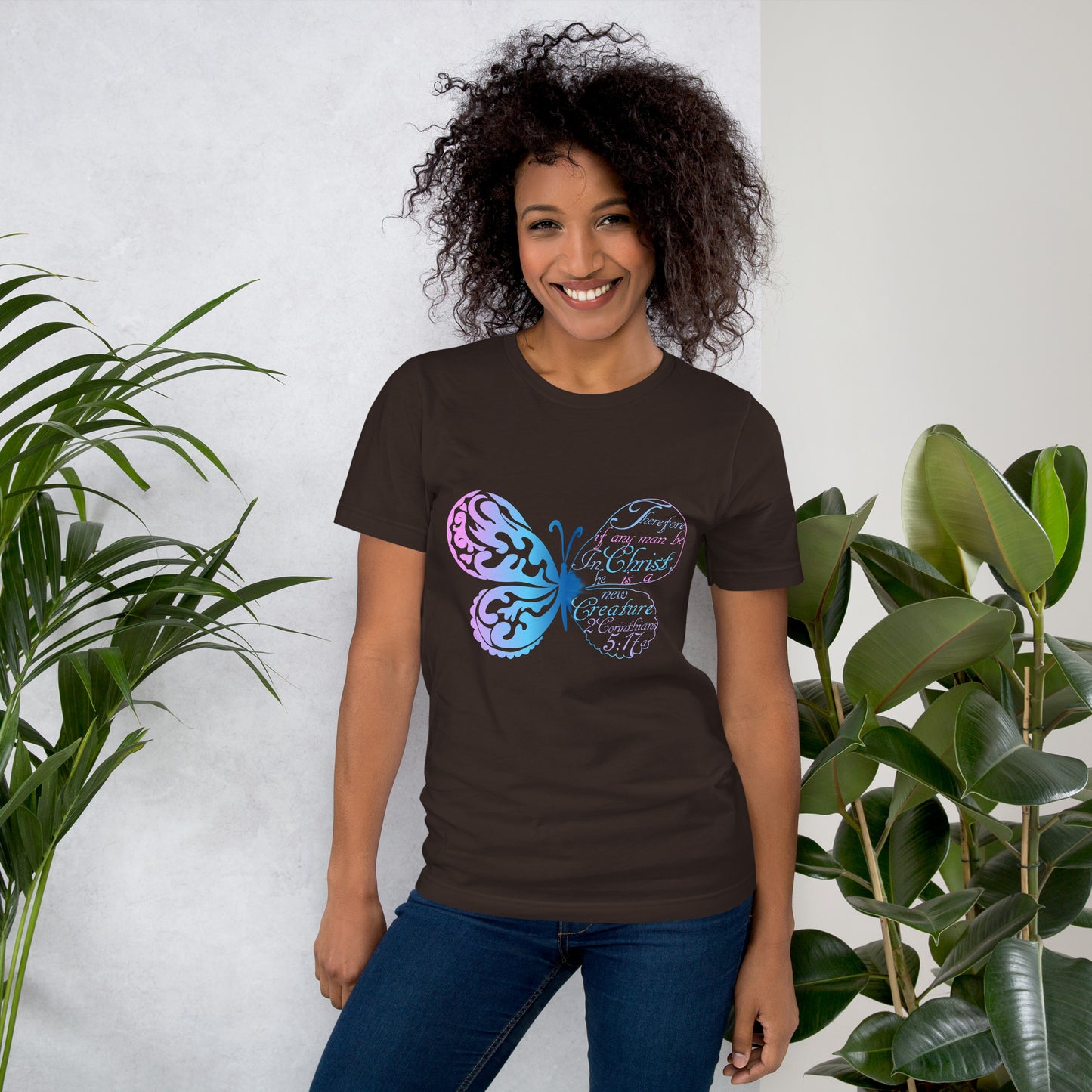 Women’s “New Creature in Christ” 2 Cor 5:17a T-Shirt - (KJV)