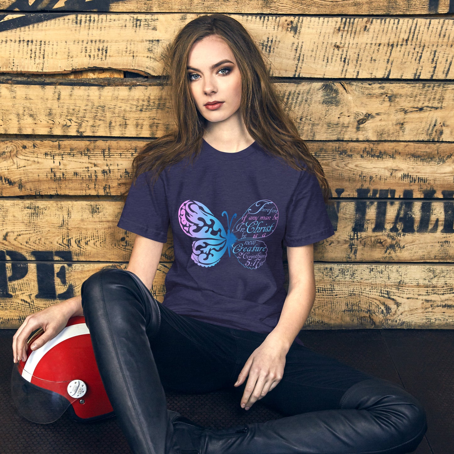 Women’s “New Creature in Christ” 2 Cor 5:17a T-Shirt - (KJV)