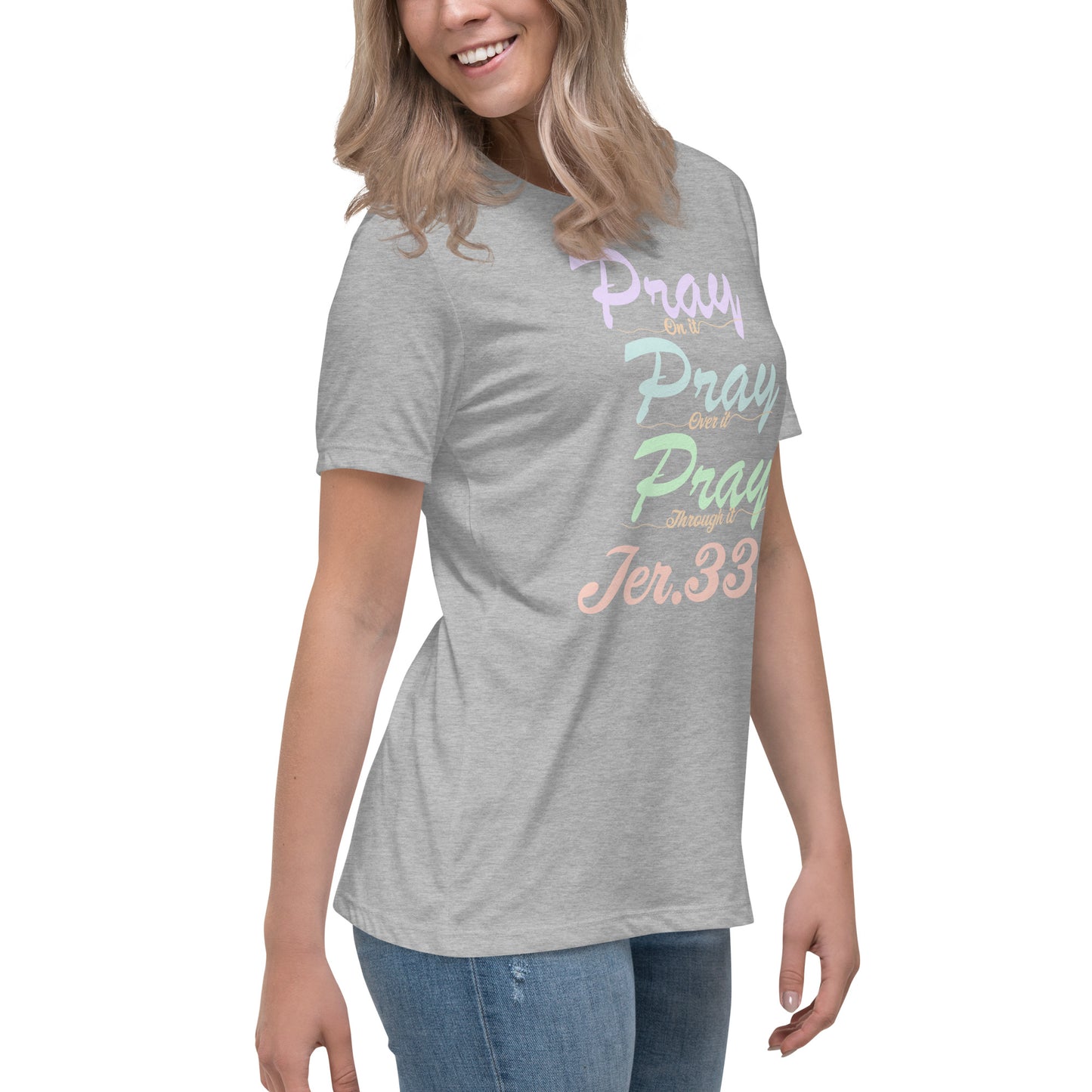 Women's Relaxed "Prayer - Jer 33:3 (KJV)" T-Shirt