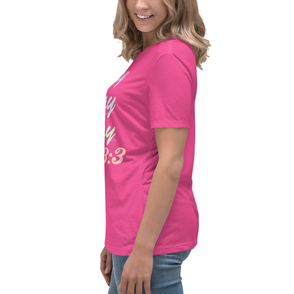 Women's Relaxed "Prayer - Jer 33:3 (KJV)" T-Shirt