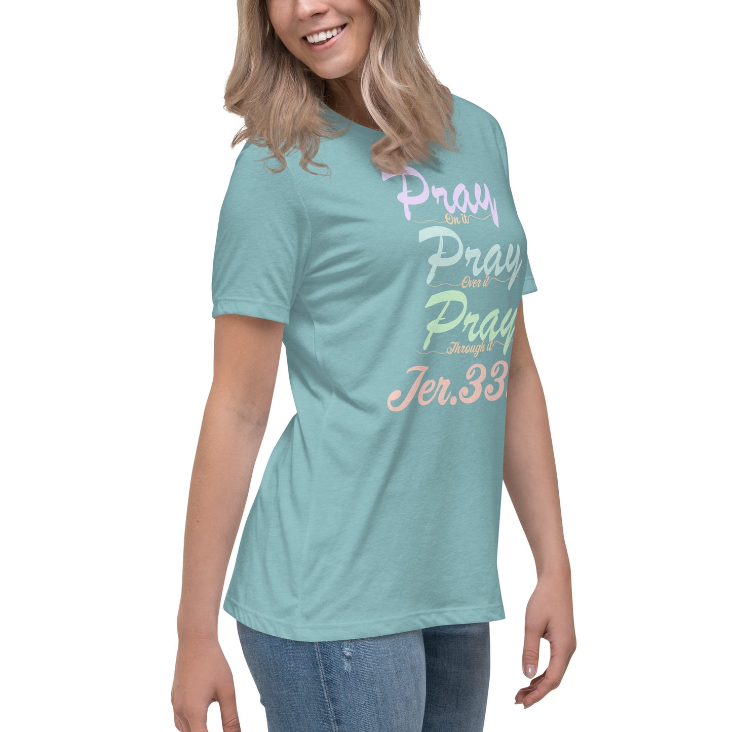 Women's Relaxed "Prayer - Jer 33:3 (KJV)" T-Shirt